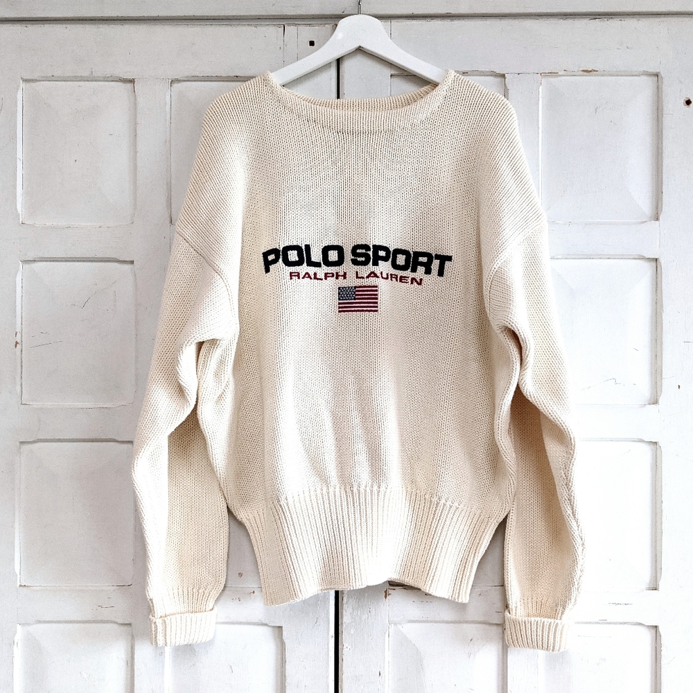 Y2K vintage Polo Sport Ralph Lauren Knitwear XL